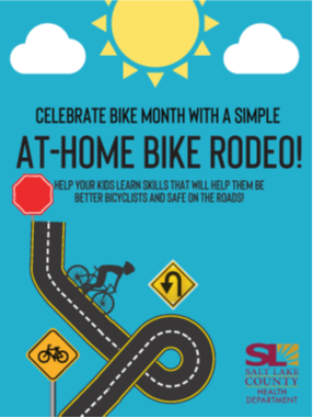 Celebrate Bike Month with a sample at-home bike rodeo