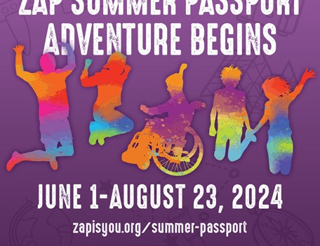ZAP SUMMER PASSPORT BEGINS JUNE I-AUGUST 23, 2024 zapisgou.org,zsummer-passpon ZAP& SALT LAKE COUNTY